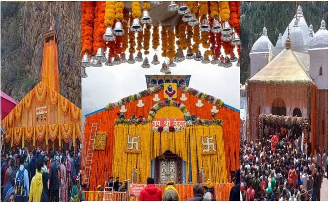 केदारनाथ, यमुनोत्री और गंगोत्री धाम के कपाट खुलने के साथ चारधाम यात्रा शुरू, भक्तों का लगा तांता