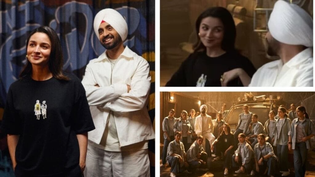 जिगरा के चल कुड़िये के प्रफुल्लित करने वाले बीटीएस व्लॉग में दिलजीत दोसांझ ने आलिया भट्ट की नकल की: ‘कैमरामैन जल्दी फोकस करो’ | बॉलीवुड
