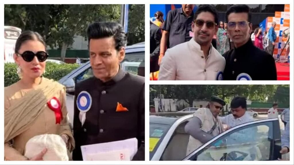 राष्ट्रीय फिल्म पुरस्कार: पत्नी के साथ शामिल हुए मनोज बाजपेयी; मिथुन चक्रवर्ती आर्म ब्रेस के साथ स्पॉट हुए। तस्वीरें देखें | बॉलीवुड
