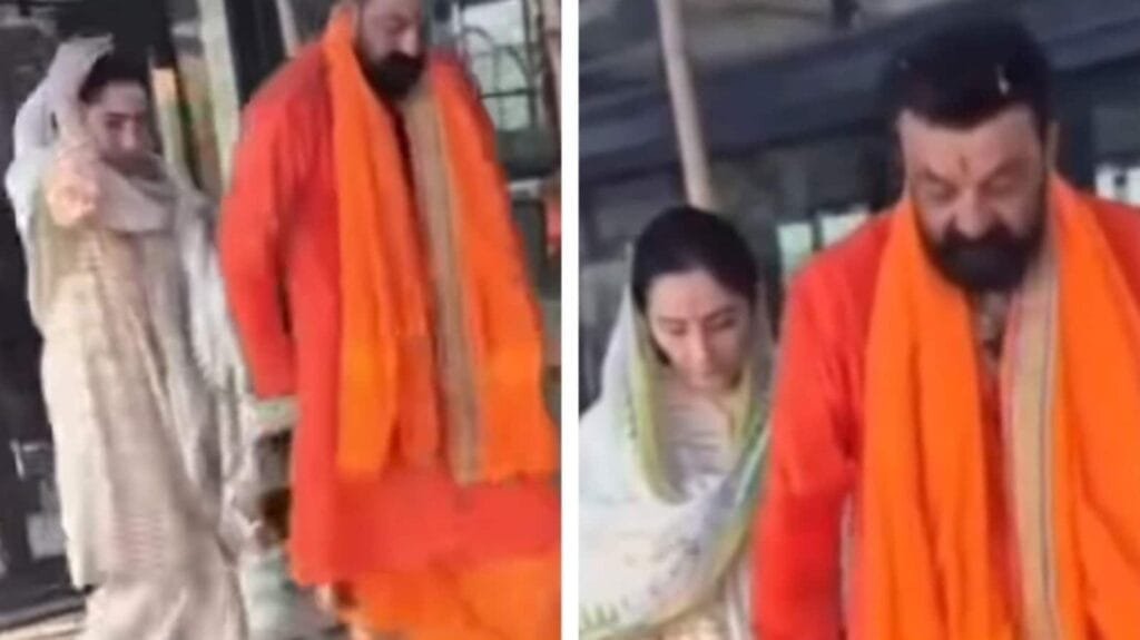 संजय दत्त ने 65 साल की उम्र में मान्यता दत्त से दोबारा शादी की; मंदिर में ‘फेरे’ के साथ शादी की प्रतिज्ञा को नवीनीकृत किया। देखो | बॉलीवुड