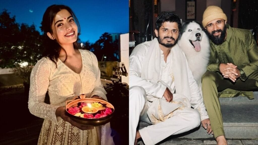 विजय देवरकोंडा के भाई आनंद, रश्मिका मंदाना की दिवाली तस्वीरों के लिए फोटोग्राफर बने
