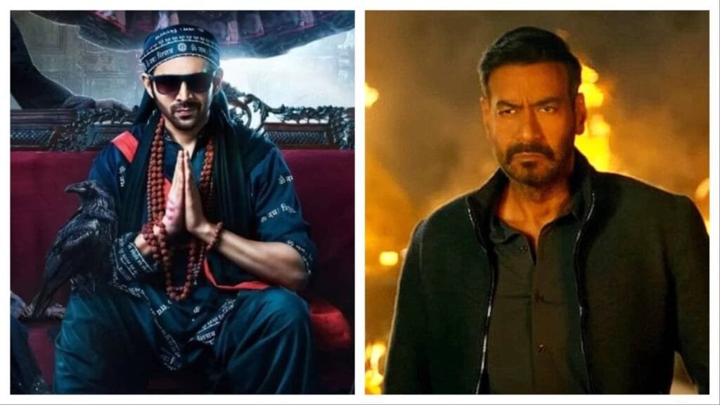 भूल भुलैया 3 का विश्वव्यापी बॉक्स ऑफिस कलेक्शन, दिन 1: कार्तिक आर्यन की फिल्म ₹55 करोड़ के साथ सिंघम अगेन से पीछे | बॉलीवुड