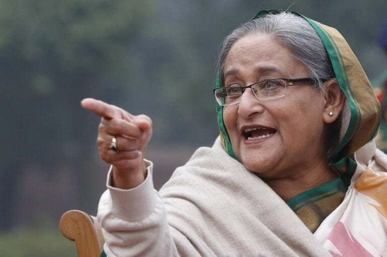 ‘सत्ता का भूखा’ मुहम्मद यूनुस बांग्लादेश में ‘नरसंहार’ कर रहा है: शेख हसीना ने पहले सार्वजनिक संबोधन में कहा ‘सत्ता का भूखा’ मुहम्मद यूनुस बांग्लादेश में ‘नरसंहार’ कर रहा है: शेख हसीना ने पहले सार्वजनिक संबोधन में कहा