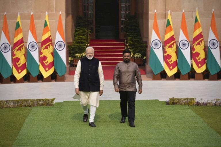 भारत, श्रीलंका ने प्रमुख समझौता ज्ञापनों पर हस्ताक्षर किए, पीएम मोदी ने डिसनायके के साथ संयुक्त प्रेस के दौरान तमिल मछुआरों का मुद्दा उठाया भारत, श्रीलंका ने प्रमुख समझौता ज्ञापनों पर हस्ताक्षर किए, पीएम मोदी ने डिसनायके के साथ संयुक्त प्रेस के दौरान तमिल मछुआरों का मुद्दा उठाया