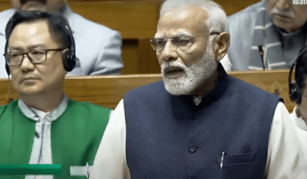 प्रधानमंत्री नरेंद्र मोदी ने संसद में रखे 11 संकल्प