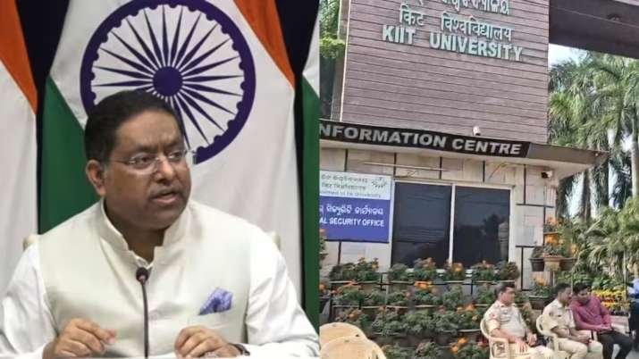 कीट छात्र मौत के मामले में MEA: ‘भारत सभी अंतरराष्ट्रीय छात्रों की सुरक्षा के लिए उच्च प्राथमिकता देता है’ कीट छात्र मौत के मामले में MEA: ‘भारत सभी अंतरराष्ट्रीय छात्रों की सुरक्षा के लिए उच्च प्राथमिकता देता है’