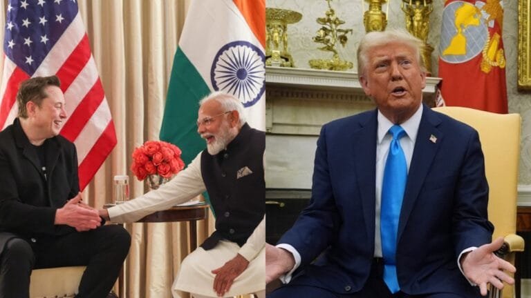 ट्रम्प ने पीएम मोदी के साथ मस्क की मुलाकात पर प्रतिक्रिया दी, का कहना है कि ‘भारत व्यापार करने के लिए बहुत कठिन जगह है’ ट्रम्प ने पीएम मोदी के साथ मस्क की मुलाकात पर प्रतिक्रिया दी, का कहना है कि ‘भारत व्यापार करने के लिए बहुत कठिन जगह है’