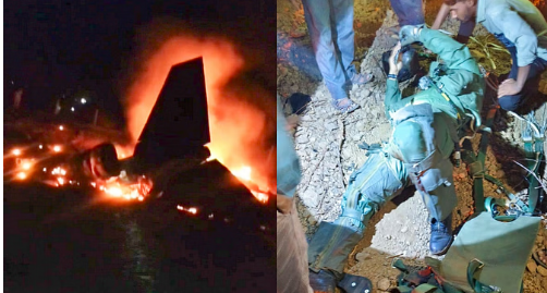 गुजरात के जामनगर में जगुआर लड़ाकू विमान दुर्घटनाग्रस्त, एक पायलट सुरक्षित, दूसरे की तलाश गुजरात के जामनगर में जगुआर लड़ाकू विमान दुर्घटनाग्रस्त, एक पायलट सुरक्षित, दूसरे की तलाश