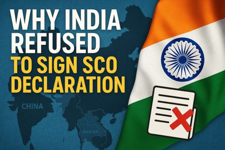 SCO शोडाउन: व्हाट ने भारत की कठिन बात की और चीन-पाकिस्तान चाल का विरोध करने का इतिहास SCO शोडाउन: व्हाट ने भारत की कठिन बात की और चीन-पाकिस्तान चाल का विरोध करने का इतिहास